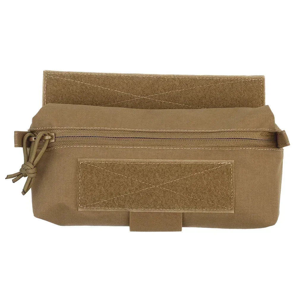 Tactical Vest Dangler Drop Pouch Mini Abdominal Dump Drop Pouch Fanny Pack for JPC CPC LBT D3CR MK3 MK4 Plate Carrier Storage