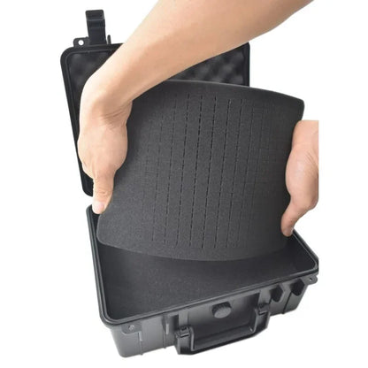 Hard Shell Waterproof Organizer Box, Portable Impact Resistant Toolbox for Hardware Accessories and Instruments