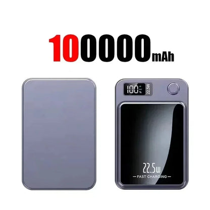 Lenovo Magnetic Wireless Power Bank 500000mAh PD22.5W Large Capacity Fast Charging External Battery For iphone Samsung Xiaomi