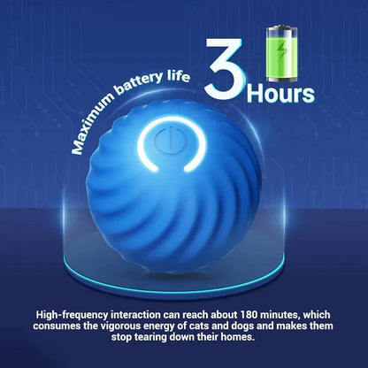 USB Rechargeable Automatic Rolling Ball Dog Toy