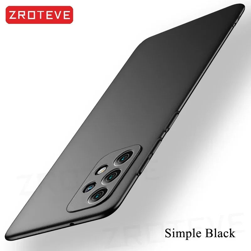 A73 A53 Case Zroteve Slim Hard PC Frosted Cover For Samsung Galaxy A13 A23 A33 A52 s A72 A52s A14 A24 A34 A54 Phone Cases