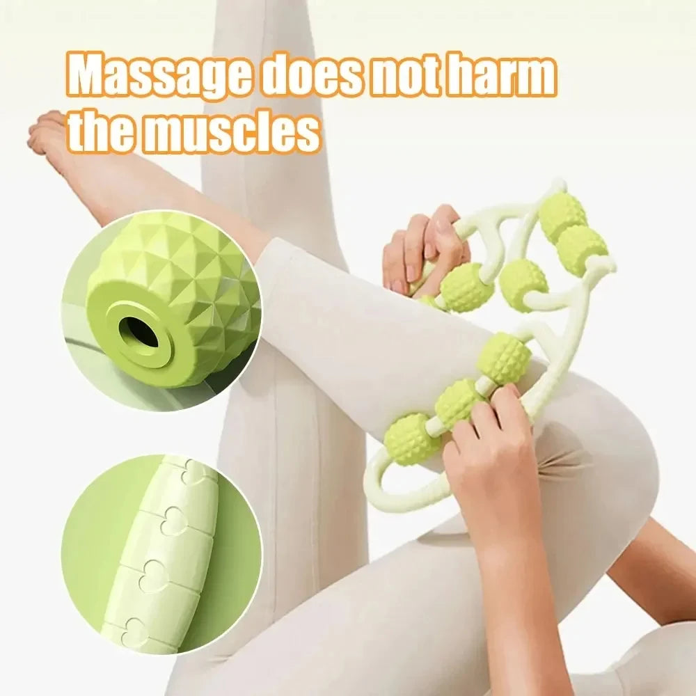 Circular Leg Massager - 12-Round Slimming & Muscle Relaxation Equipment for Thighs and Calves, Leg Toning Artifact