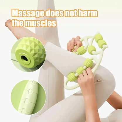 Circular Leg Massager - 12-Round Slimming & Muscle Relaxation Equipment for Thighs and Calves, Leg Toning Artifact