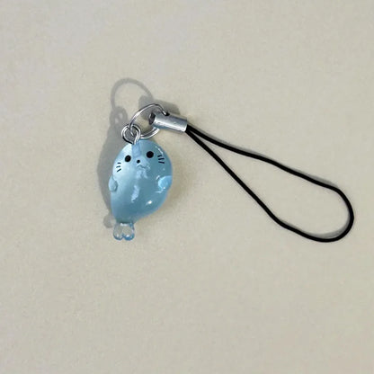 1 pc Cute Resin Seal Animal Pendant Phone Charm Strap, Glow in the Dark, Kawaii Mobile Phone Decorative Accessory
