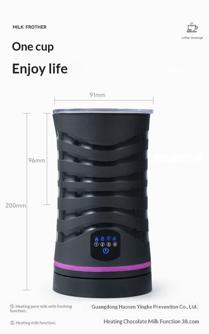 Homefish Magnetic suction mini milk frother handheld electric milk steamer cold and hot stirring milk frother