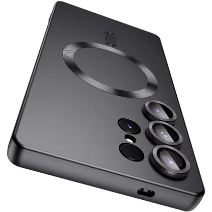 Soft Shockproof Magnetic Case For Magsafe Samsung Galaxy S26 Ultra S25 S24 S22 S21 Plus S20 FE Edge With Lens Protector Cover