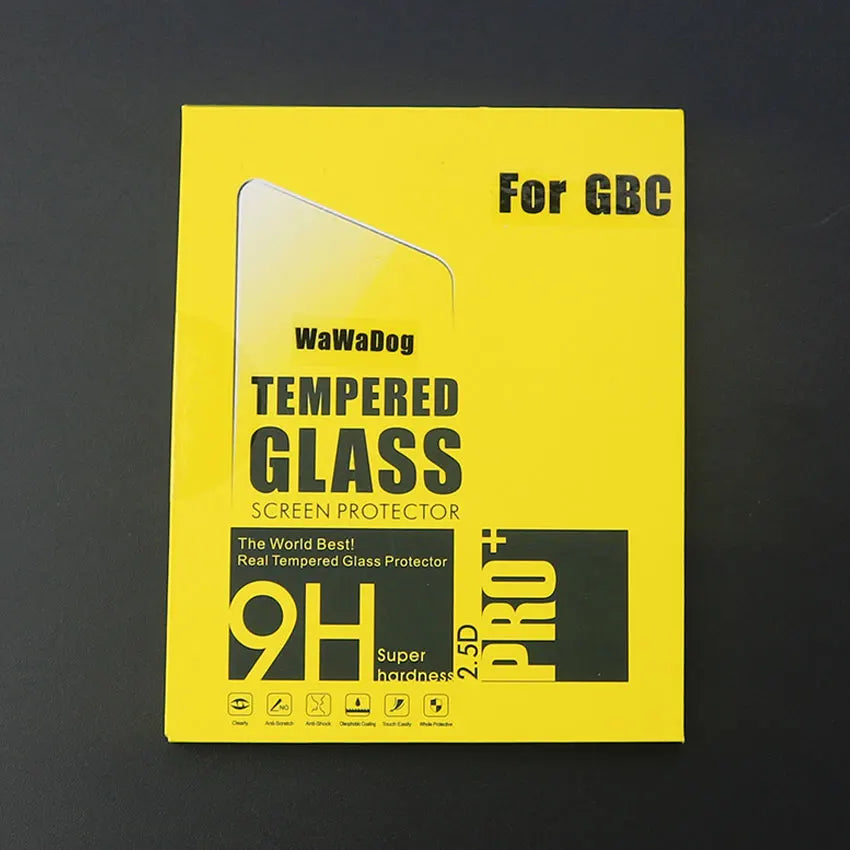 YuXi Anti Scratch Tempered Glass for Gameboy Advance Color for GB GBC GBA GBP GBA SP Console Screen Protector Film Guard