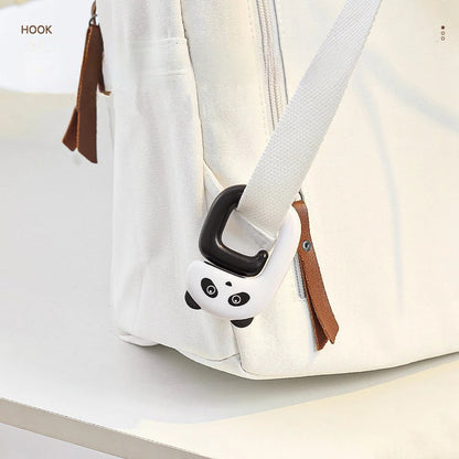 1/2/4pcs Office Specific Side Hanging Bag, Desk Side Backpack Hook, Desk Side Hanging Bag Artifact, No Drilling, Detachable