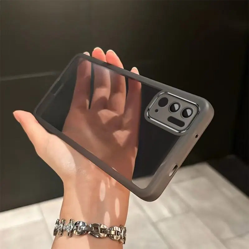 Xiaomi Poco M3 Pro 5G Plating Silicone Case – Shockproof Transparent Soft Back Cover