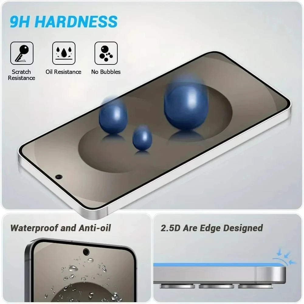 Oleophobic Coating Tempered Glass For iPhone 17 Pro Max 16 15 14 Plus Air 13 12 Mini 11 XR XS Dust Free Install Screen Protector