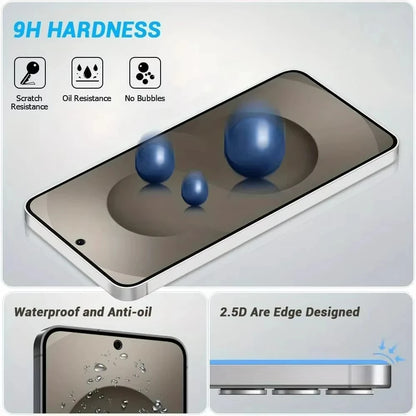 Oleophobic Coating Tempered Glass For iPhone 17 Pro Max 16 15 14 Plus Air 13 12 Mini 11 XR XS Dust Free Install Screen Protector