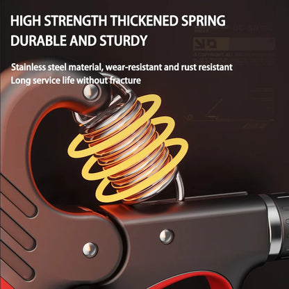 Adjustable Hand Grip Strengthener with Mechanical Counter