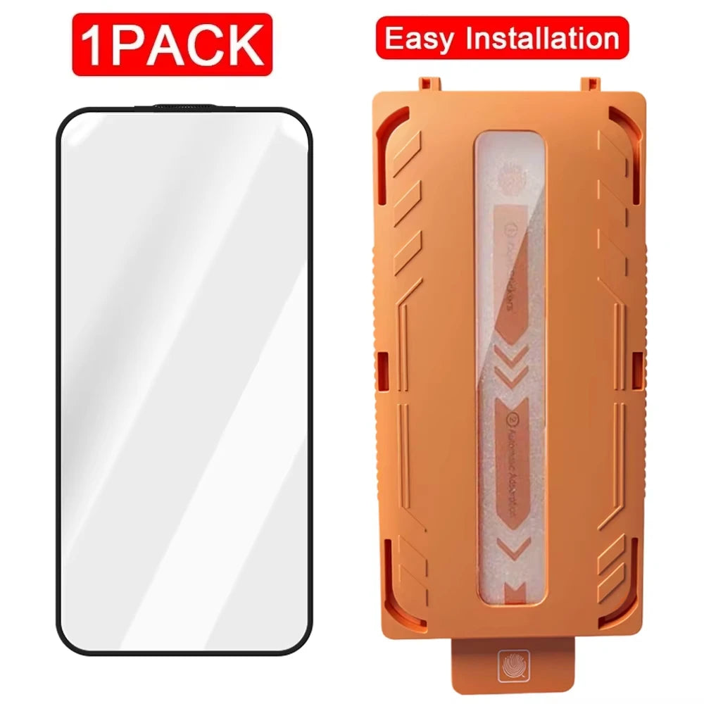 NNBILI For IPhone 17 ProMax/17 Pro/17 Air Easy To Install Tempered Glass Screen Protectors HD Clear Films for IPhone 17 17Air