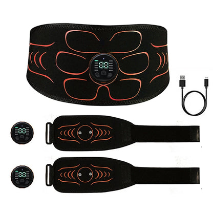 Abdominal Massager Waist Belt Muscle Toner Smart Abdominal Muscle Trainer For Arm Leg Workout Training Fitness Massage Equipment