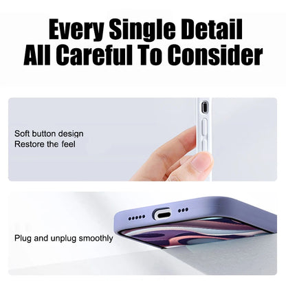 For iPhone 17 Pro Max Case Upgrade Phone Case For APPLE iPhone 11 12 13 14 15 16 Pro Max Cases Shockproof Back Cover Accessories