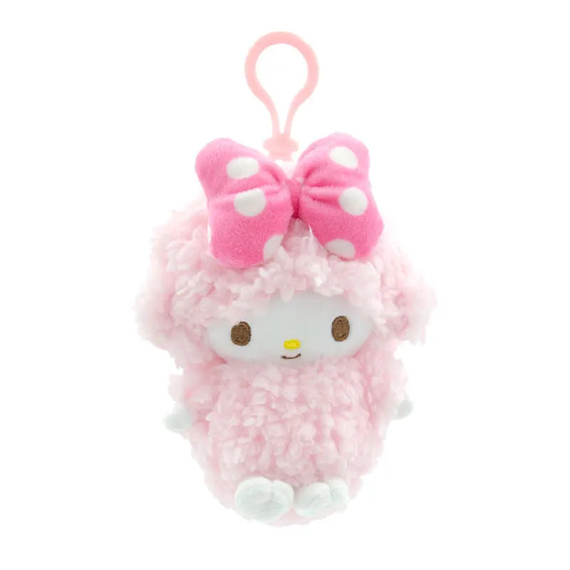 Genuine Sanrio Piano Plush Toy Hello Kitty My Melody Kuromi Cinnamoroll Cartoon Student Backpack Pendant Decoration Girl Gift