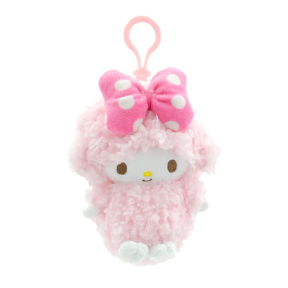 Genuine Sanrio Piano Plush Toy Hello Kitty My Melody Kuromi Cinnamoroll Cartoon Student Backpack Pendant Decoration Girl Gift