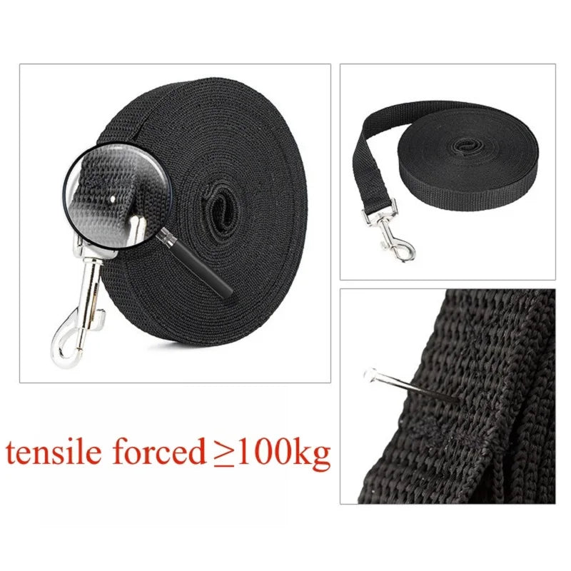 1.2M-30M Long Leash for Dogs Overlength Dog Leash Puppy Outdoor Training Nylon Rope Dog Accessories Extended Control Dog Leashes