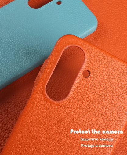 Luxury Genuine Leather Case For Samsung Galaxy A17 A07 A26 A36 A56 A15 A53 A24 Full Wrapped Shockproof Phone Cases Back Cover