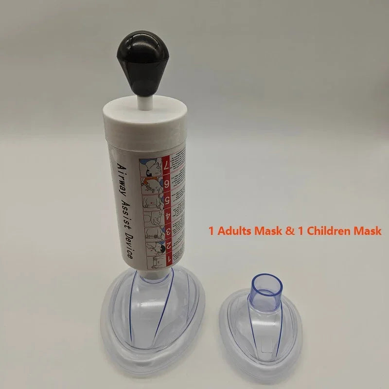 Simple Asphyxia Training Devices Respiratory Rescue Choking Device Anti-Choking Adults Kids Airway Suction Rescue First Aid Kits