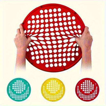 Portable Hand Exerciser Silicone Elastic Resistance Net 17.78cm Three Colors Available - Home Training Equipmen, Without Battery