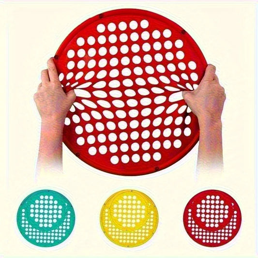 Portable Hand Exerciser Silicone Elastic Resistance Net 17.78cm Three Colors Available - Home Training Equipmen, Without Battery