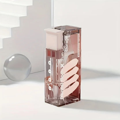 Portable Floss Dispenser Includes 10Pcs Floss Automatic Ejectable Floss Organiser Oral Care Press-on Disposable Flossing Sticks