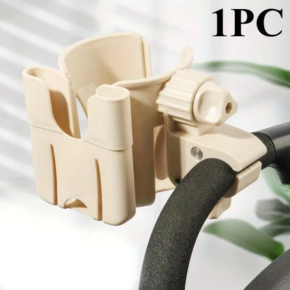 2-in-1 Universal Stroller Water Cup Holder With Phone Holder, Universal Bottle Holder For Wheelchair stroller Accessories