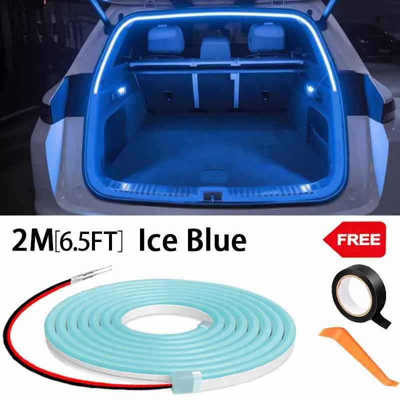 LUMERIS LED Car Trunk & Ambient Light Strip — Auto Sensing