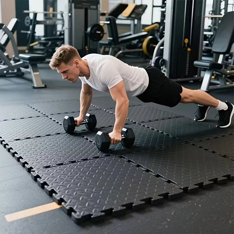 16-Piece Interlocking EVA Foam Floor Mat for Home Gym and Yoga