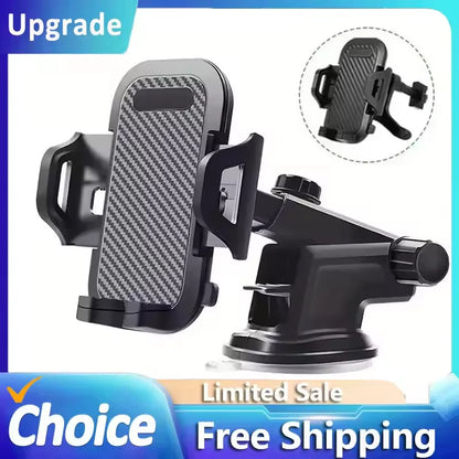 Universal 360° Rotatable Car Phone Holder Windshield Suction Cup & Air Vent Mount Stand for Cellphone Stable Car Phone Bracket
