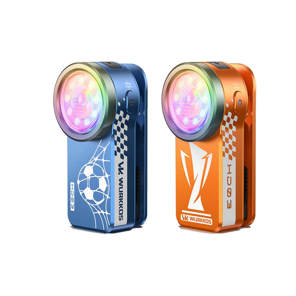 Wurkkos HD03 Mini Magnetic Clip-On Light 680 Lumens USB-Rechargeable Pocket RGB Flashlight – Anniversary Edition