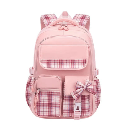 Backpack Student Backpack With Multiple Pockets, Large Capacity, Breathable And Lightweight Schoolbag With Reflective Strips