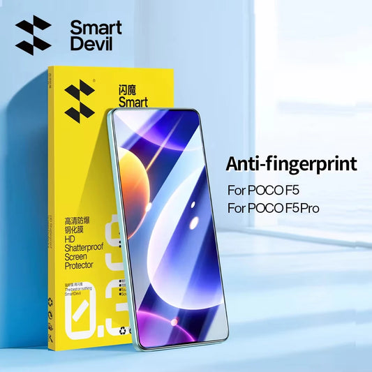 SmartDevil 2pcs Screen Protector for Xiaomi POCO F8 Ultra F7 X7 Pro F6 F5 Pro Tempered Glass for POCO M4 Pro 5G HD Anti Blue Ray