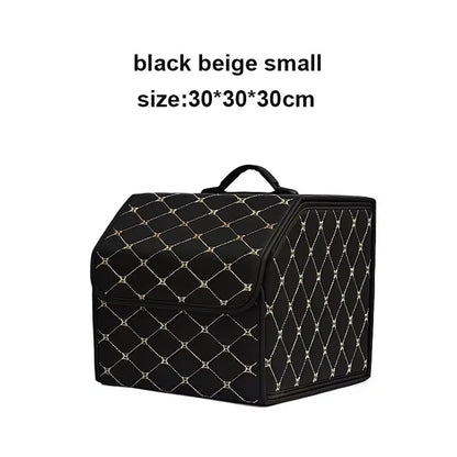 Multipurpose Collapsible Car Trunk Storage Organizer With Lid Portable Car Storage Bag Car Trunk Organizer