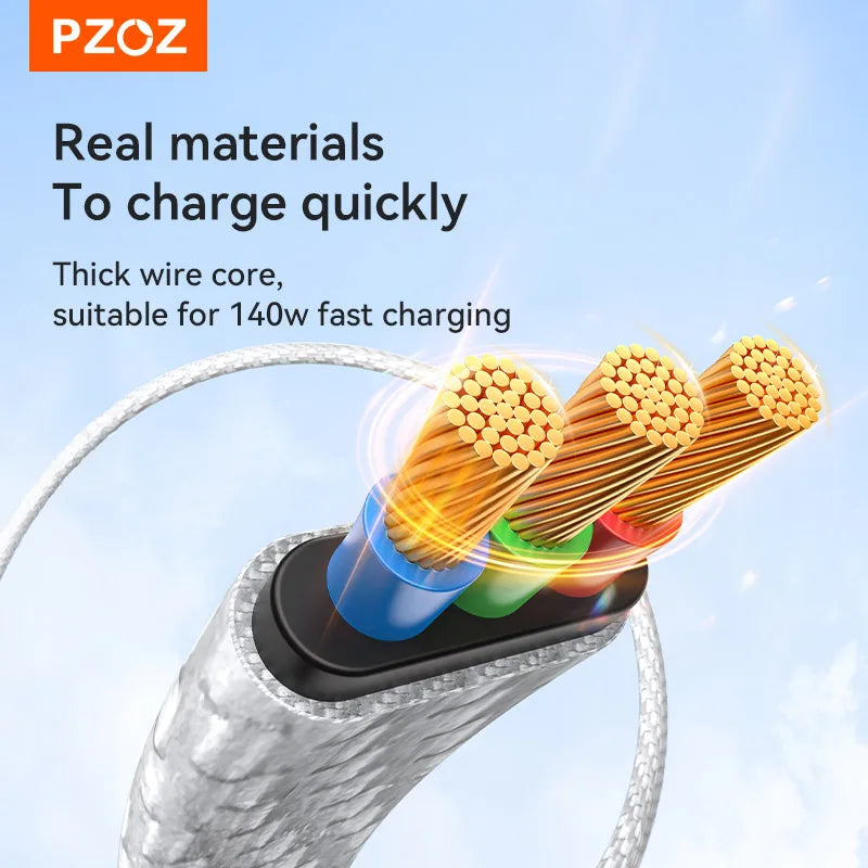 PZOZ For usb c to type c lightning micro tf card reader cable iphone iPad macbook mobile phone charger fast charging cable data