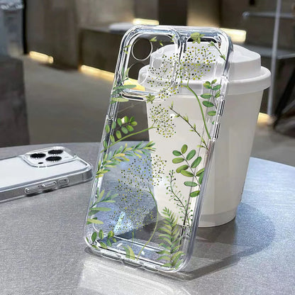 Cute Flower Clear Case For Samsung Galaxy A56 5G A57 A36 S26 S25 Ultra S24 FE S23 Case A37 A55 A54 A26 A07 A17 Shockproof Cover