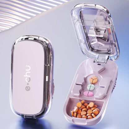Portable Pill Splitter Pill Divider, and Pill Cutter That Can Precisely and Evenly Split Pills into Halves, Thirds, and Quarters