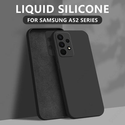 Liquid Silicone Case For Samsung Galaxy S24 S25 FE S26 S23 S22 Ultra Plus S25 Edge A57 A37 A56 A17 A16 A36 A54 A55 5G Soft Cover