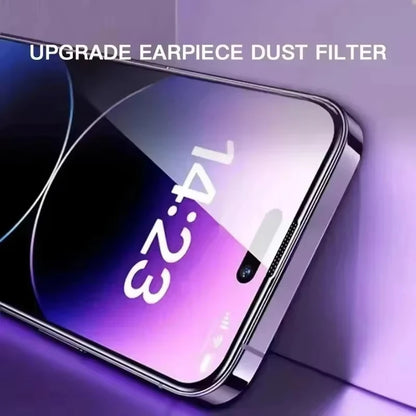 1-5Pcs Dust Free Full Cover HD Tempered Glass for IPhone 17 Pro Max Air 16 15 14 Plus 13 12 11 XR X XS Max Mini Screen Protector