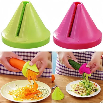 Kitchen Multifunctional Shredder Creative Spiral Shredder Rotating Shredder Vegetable Cutter Grater Grater Kitchen Tools