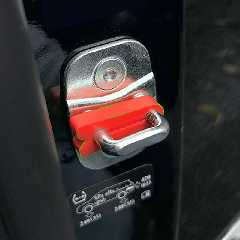 Auto Door Shockproof Cushions, Thickened Shock Absorber Muffler Pads, Noise Reduction Gaskets for Car Door Closing Modification