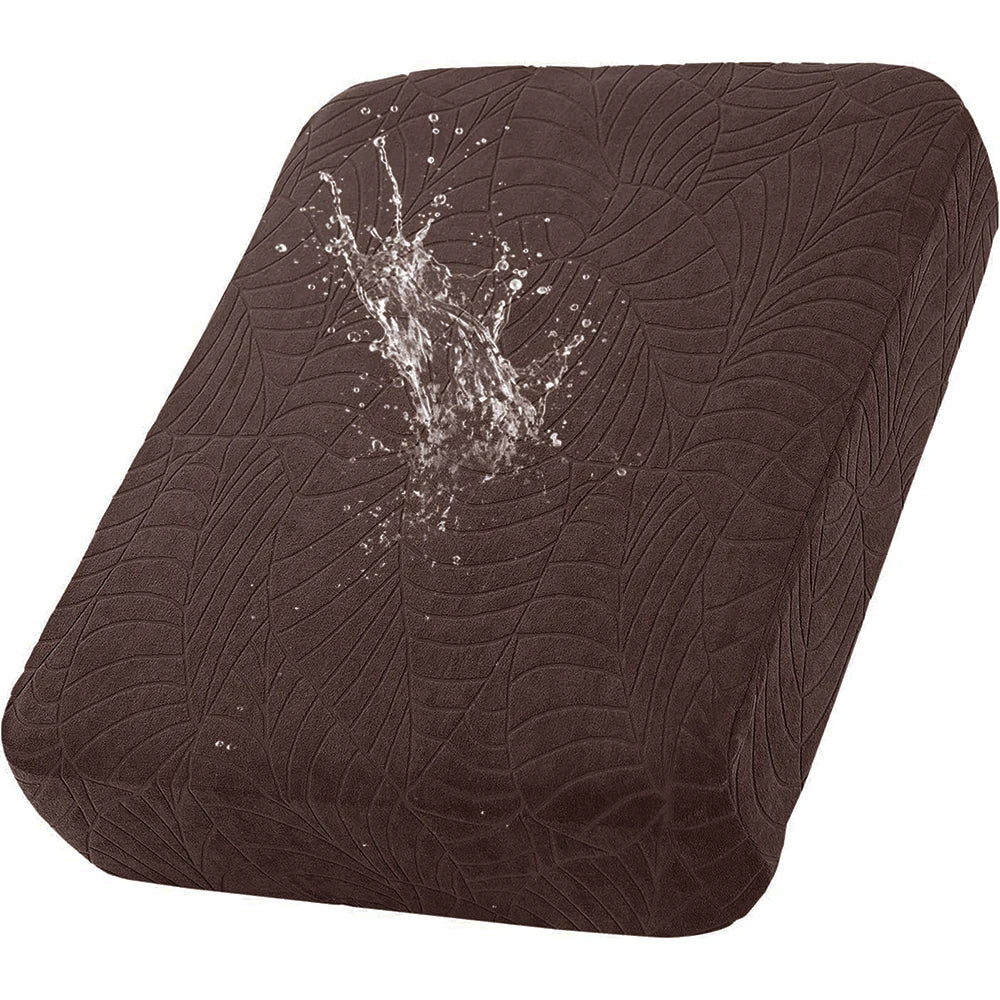 Waterproof Stretch Sofa Cushion Cover Jacquard Fabric Pure Sofa Cover Removable Protector Couch Cover Chaise Lounge Living Room