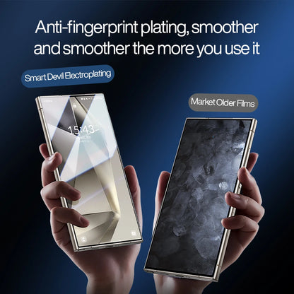SmartDevil Tempered Glass for Samsung S26 Ultra S25 Ultra S24 Screen Protector Full Cover Anti-fingerprint HD Tempered Film