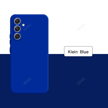 Original Solid Color Back Cover for Samsung Galaxy A54 A34 A24 A14 A04 A04S A73 A53 A33 A23 A13 4G 5G Liquid Silicone Phone Case