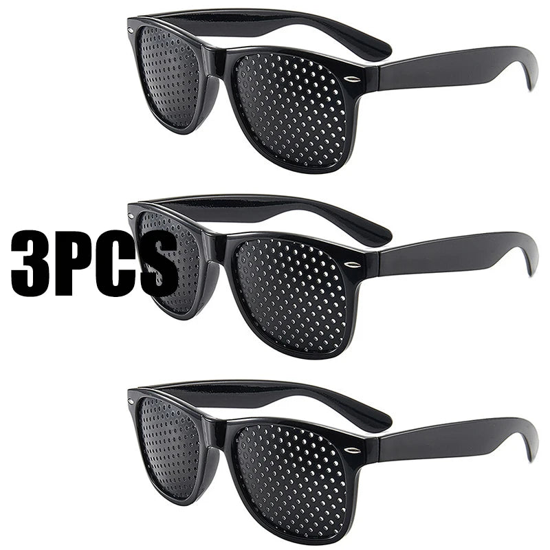 Anti-myopia Astigmatism Glasses Vision Correction Fatigue Pin Hole Glasses With Holes For Men Women Eyesight Improvement Eyewear