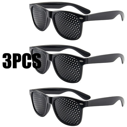 Anti-myopia Astigmatism Glasses Vision Correction Fatigue Pin Hole Glasses With Holes For Men Women Eyesight Improvement Eyewear