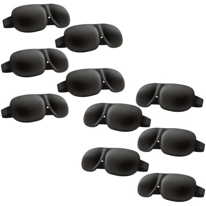 3D Contoured Sleep Eye Mask – Ultra-Soft Light Blocking Cover