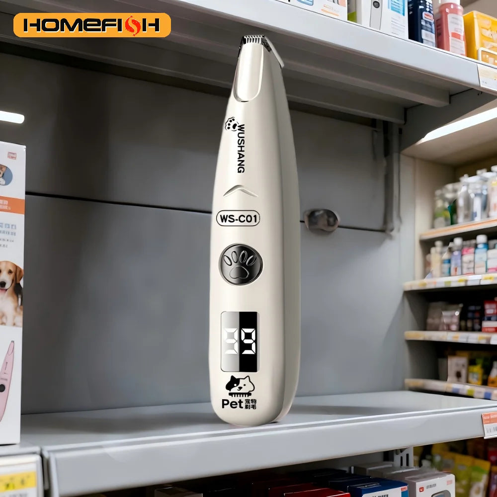 Electric Grooming Trimmer For Dogs Waterproof  Designed For Trimming Paw Hair Low-noise Suitable ForShaving The Face Paws Ears H