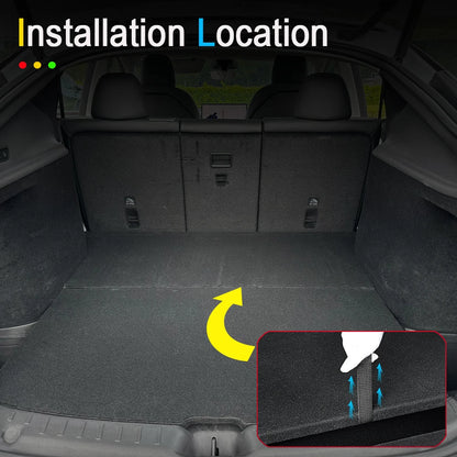 For Tesla Model Y Rear Trunk Rope DrawString Open Tail Box Cover Handle Pull Strap Car Organizer Accessories Mat Protection Pad